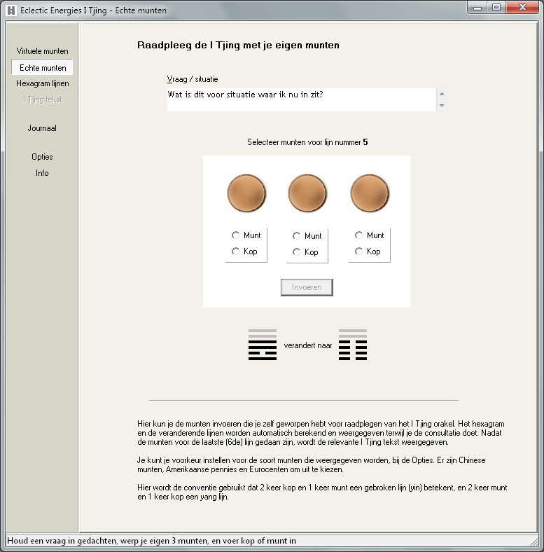 Echte munten schermafbeelding
