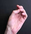 Third mudra in set
