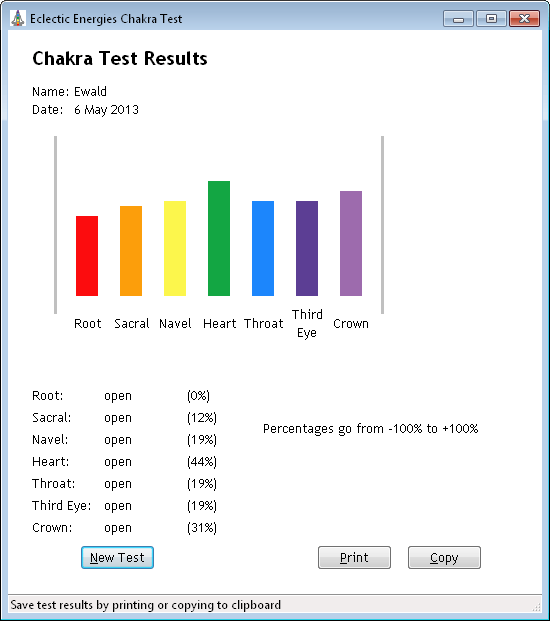 Results screenshot