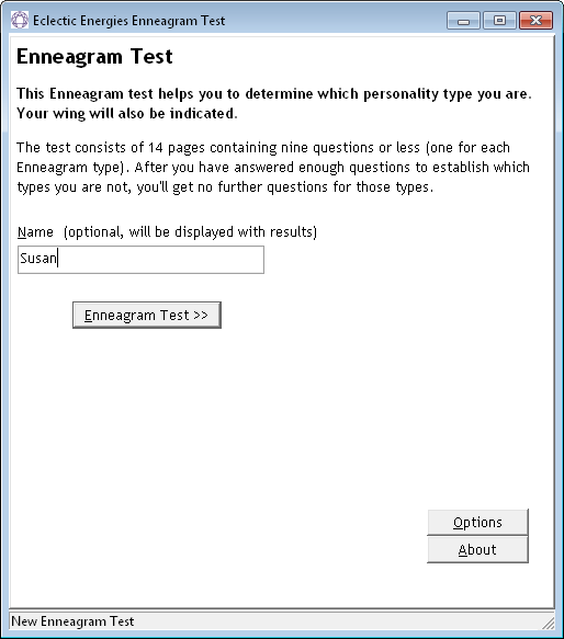 New test screenshot