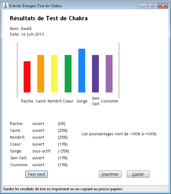 Resultats capture d'écran